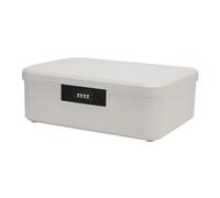 Acouto Caja de Almacenamiento de Contraseña 16L Capacidad de Diseño Compartimento Documento de Caja de Almacenamiento con Bloqueo de Contraseña para Documentos Importantes Archivos Artículos de la