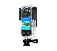 Acouto Caja de Buceo de Cable de Cámara Panorámica Carcasa de Buceo bajo el Agua de 40 M Reemplazo para la Cámara X3 X3 HousingInsta360 Casewaterprowrip Alojamiento para X3Camera AccessoriesAction