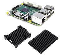 Acouto Caja de Carcasa de Refrigeración de Placa Base Apta para el Tercer Modelo B 2b 3b Hecho de Desgaste de Aleación 3 Carcasa de Placa Principal Caja de de Base de Refrigeración de para Raspberry