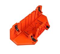 Acouto Caja de Ingletes de 12 Pulgadas para ángulos de Ranura de Sierra Trasera Cortes de 45/22 5/90 Grados Caja de Aserrado y Sujeción para Resistencia a la Carpintería Use Sierra Wo de Ingletes de