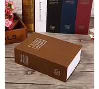 Acouto Caja Fuerte para Diccionario con Cerradura de Seguridad, Libro Secreto, Casillero para Joyas en Efectivo, Caja de Seguridad de Acero y Uso Resistente, Fuerte para Libros, de Diccionario de,