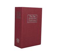 Acouto Caja Fuerte para Diccionario con Cerradura de Seguridad, Libro Secreto, Casillero para Joyas en Efectivo, Caja de Seguridad de Acero y Uso Resistente, Fuerte para Libros, de Diccionario de,