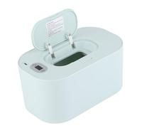 Acouto Calentador de Toallitas para Bebés PP Temperatura Ajustable Inteligente Seguro de Usar Calentador de Toallitas para Bebés para Automóvil La Baja Conservación desde Abajo hacia Afuera Es (GREEN)