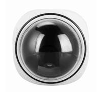 Acouto Cámara de Seguridad para El Hogar con Forma de Domo Simulada, Cámara de Vigilancia para Interiores y Exteriores Simulada, Mano de Obra. El Material Transparente de Videovigilancia con