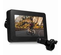 Acouto Cámara de Visión Trasera para Bicicleta 1080P con Batería de 5000 MAh y Pantalla de 4,3 Pulgadas, Monitoreo en Tiempo Real para Cámara M Ew Espejos de Bicicleta para Manillares Espejo de