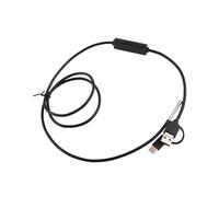 Acouto Cámara Endoscópica USB Tipo C en 1, Lente de 3,9 Mm con 6 Luces LED Ajustables para Inspección Industrial y Necesidades de Plomería (Cordón Suave de 1 Metro.)