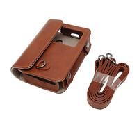Acouto Camera PU Cubierta Protectora de Cuero con Correa de Hombro Ajustable para C210R Take/Intento 2, Caja de Cámara Retro en Marrón, Accesorios de Fabricante de Cámara Ligera