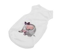 Acouto Camisa para Chaleco sin Mangas para Mascotas Cómodo y Transpirable para Perros Cachorros Gatos Gatitos Acrílico Blanco S Que Proporciona una Gran Suavidad sin Mangas Premium Es y Es Mascota