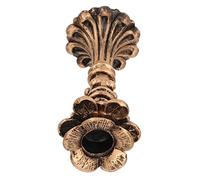 Acouto Candelabro Tallado Vintage Candelero de Pilar de Bronce Bellamente Tallado para Bodas Cumpleaños para Escenas Vintage Ricas Estilo Exquisito Vicisitudes Estilo Exquisito