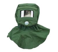 Acouto Capucha con Chorro de, Protector Facial, Ventilación, a Prueba de Polvo, a Prueba de Viento, Chal de Lona, corte, Rasguño, Resistente Al Calor, Protector de Cuello, Cinta de Lona,