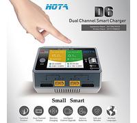 Acouto Cargador Inteligente de Doble Canal D6 2 * DC325W 15A para Teléfono con Batería Lipo NiMH Eficiencia de Carga Inalámbrica para Algoritmo Que Admite 650 W Más Rápido Dual 0 94 para Carga Alta