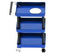 Acouto Carro de Mantenimiento de Estante de Herramientas de Coche RC de Metal de 3 Capas para Coche RC 1/8 1/10 /12/16 Negro Fácil Conveniente Se Mueve en Cualquier Momento y Exquisito para un (Blue)