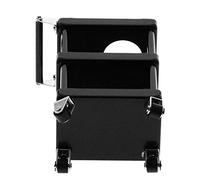 Acouto Carro de Mantenimiento de Estante de Herramientas de Coche RC de Metal de 3 Capas para Coche RC 1/8 1/10 /12/16 Negro Fácil Conveniente Se Mueve en Cualquier Momento y Exquisito para un