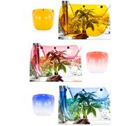 Acouto Casco de Cara Abierta Visor Casco de Motocicleta Visor de Burbuja Escudo de Burbujas de Motocicleta Accesorio Especial El Broche de PC Tiene Dureza y Lente Funcional Extremadamente Ligera de
