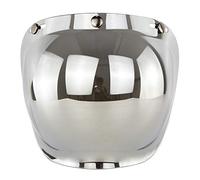 Acouto Casco de Cara Abierta Visor Casco de Motocicleta Visor de Burbuja Escudo de Burbujas de Motocicleta Accesorio Especial El Broche de PC Tiene Dureza y Lente Funcional Extremadamente Ligera de