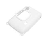 Acouto Case de Silicona para la Cámara de Labios Cámara Suave Piel del Cuerpo de la de la Marrón Oscura Caseinstant Camera Protectora Camina de la Protectora de la Cubierta (White)