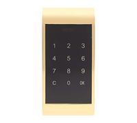 Acouto Cerradura de Teclado Táctil, Aleación de Zinc, Fácil Instalación, Contraseñas Duales, Adecuada para Gabinetes y Cajas Fuertes (GOLD)