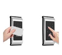 Acouto Cerradura de Teclado Táctil, Aleación de Zinc, Fácil Instalación, Contraseñas Duales, Adecuada para Gabinetes y Cajas Fuertes (SILVER)