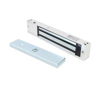 Acouto Cerradura Magnética Eléctrica 12 V 600 Libras Fuerza de Retención Modo NC a Prueba de Fallas Cerradura Electromagnética de Aleación de Aluminio para de Control de Acceso de una Sola Puerta