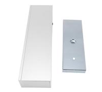 Acouto Cerradura Magnética Eléctrica 1200LBS Fuerza de Retención 12V Modo NC a Prueba de Fallas Cerradura Electromagnética de Control de Acceso de una Sola Puerta para Puertas de Vidrio de Madera