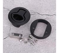 Acouto Cerradura Redonda de Manija de Cubierta para Barcos Marinos, RV, Cajones, Vida útil, Viene con Accesorio para Cubierta de Barco, HatchSlam LatchSlam, Manija de para Barco, Accesorio para