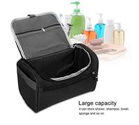 Acouto Champú Portátil W Bolsa de Almacenamiento Hombre Mujer Viajes con Cremallera a Bolsa de Almacenamiento Abierta Bagshampoo Bagtravel Bagtravel (Black)