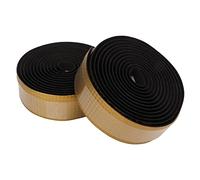 Acouto Cinta de Bicicleta Suave Manillar Al Patrón de Fibra de Carbono Absorción de Choque sin Correa de Skid Gradiente Amarillo Desvanecido Cómodo para Agarrar en Condiciones de Conducción Lluvia