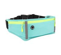 Acouto Cinturón para Correr Gran Capacidad Múltiples Bolsillos Tamaño Ajustable Impermeable Mini Riñonera para Correr con Orificio para Auriculares Gris una Capacidad para Usar su Cinturón Multi Que