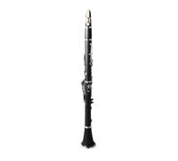 Acouto Clarinete Bb Ingeniería Plástico Ni Chapado Clave Clarinete Profesional con Correa para el Hombro Tela Clamp/Holder de Caña Técnicos para Ricos BbClarinet KitB Flat