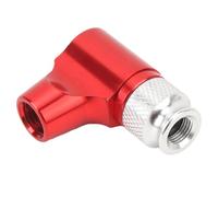 Acouto CO2 INFLADOR DE LA BIQUETA DE BIQUETA con Aislado Compatible para LA Válvula DE Válvula Presta para Hilo DE 3/8 Pulgadas 12g 16g 18g 25 G DE Cartuch (Rojo)