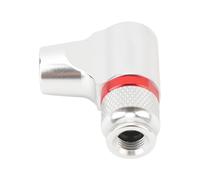 Acouto CO2 INFLADOR DE LA BIQUETA DE BIQUETA con Aislado Compatible para LA Válvula DE Válvula Presta para Hilo DE 3/8 Pulgadas 12g 16g 18g 25 G DE Cartuch (Silver)