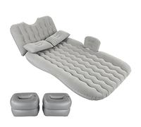 Acouto Colchón de Aire Inflable para Coche, Cama Flotante, Portátil, Gris, Universal, 12 V, con Almohada para Reposacabezas, para Viajar, Acampar, Entre el Frente, el Tiempo de Ayuda para Evitar Que