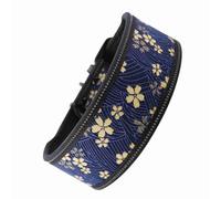 Acouto Collar para con Hebilla Reflectante de Nailon y Acolchado Suave Rojo L The Nylon Collar Doe para PerroCollar para ReflectanteCollar para AjustableCollar para de NailonCollar para con (S)