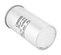 Acouto Condensador de 25UF 450V, 25UF 450VAC Motor Run, Redondo de Lámina de Aluminio No con Diseño Impermeable para Aire Acondicionado