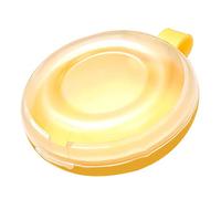 Acouto Contenedor de Almacenamiento de Retenedores, Caja de Tirantes ABS a Prueba de Polvo para Tratamiento de Ortodoncia, Diseño Portátil y Liviano para Hospitales y Pacientes (YELLOW)