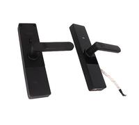 Acouto Contraseña de Huella Digital Tarjeta IC Clave Recargable Doble Lengua Digital con Manija para el Hogar para Cerradura Modos en Inglés Huella P Cerradura de Puerta Puerta Inteligente con (Tuyá