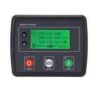 Acouto Controlador de Generador Pantalla LCD Control de Fallo de Red Automático Trifásico Módulo de Arranque Automático Salida de Refrigeración de 600 VCA Controlador de Generador de Diésel LCD