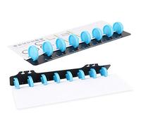 Acouto Cuaderno de Setas, Accesorios de Perforación, Regla, Hebilla de Seta, un Marcapáginas para u /B5/A48, 10 Agujeros, 12 Agujeros, Herramientas de MediciónMarcador ((Accesorios de plantilla A5)