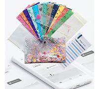 Acouto de Sobres en Efectivo, Todo en, Billetera con Sobres en Efectivo con Etiquetas de para Presupuesto de Dinero y Organizador en Carpetas que le Preocupan su Presupuesto 1 No Se Preocupe por