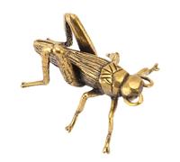 Acouto Decoración de Grillo de Cobre Vintage Figura de Riqueza Hecha a Mano para Escritorio Hogar Oficina Regalo Ideal para Coleccionistas y Amantes del Diseño Decorativo