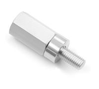 Acouto Elevador de Asiento, 4 Piezas de Aleación de Aluminio de 1,5 Pulgadas y 2,0 Pulgadas, Ajustable con Almohadilla, para Reemplazo de Asiento Maverick X3 UTV (SILVER)