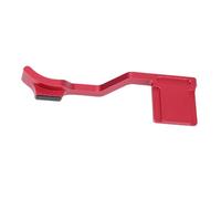 Acouto Empuñadura para Pulgar hacia Arriba para Cámara, Reposapiés Ergonómico para Zapata Caliente de Aleación de Aluminio para Cámara XT50, con Conexión Segura Mejorada con Esponja (Rojo)