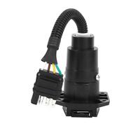 Acouto Enchufe Adaptador para Remolque de 4 Pines a 7 Pines con Conector de Soporte para Remolques, Vehículos Recreativos y Sem Enchufe Adaptador para Remolque de 4 a 7 Conector para de a Accesorio