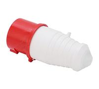 Acouto Enchufe Industrial de 16A y 4 Pines, Trifásico, IP44, a Prueba de Explosiones, Conductividad Fuerte, 380415V, 3P+E, Industria, Agricultura, Enchufe Industrial, Trifásico, de 4 Pines, de 16A,