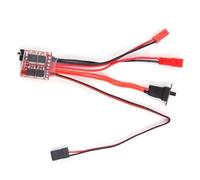 Acouto ESC Cepillado Bidireccional 30A para Control Remoto Coche Control Remoto Barco con Freno sin Freno Función Conmutable Inverso Inhibición del Acelerador para Posición de 30A