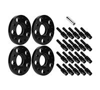 Acouto Espaciadores de Ruedas 5x112 15 Mm con Centrado en el Cubo, Aleación de Aluminio 6061 T6, Orificio Central de 66,56 Mm, Aumentan la Estabilidad, Se Adaptan a Varios Modelos de