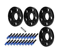 Acouto Espaciadores de Ruedas 5x112 15 Mm con Centrado en el Cubo, Aleación de Aluminio 6061 T6, Orificio Central de 66,56 Mm, Aumentan la Estabilidad, Se Adaptan a Varios Modelos de