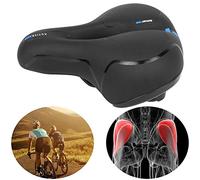 Acouto Espesar Alta Densidad Buen Elástico Culo Grande Sillín de Bicicleta de Montaña Cómodo Cojín de Asiento de Bicicleta Accesorio para Equipo de Ciclismo 188 Negro Rojo Sensación y Resistencia (#2)