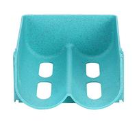 Acouto Estante apilable para botellas de cerveza, organizador de almacenamiento de 2 botellas, soporte de vino de mesa para refrigerador y armario de cocina con diseño cóncavo convexo, material de