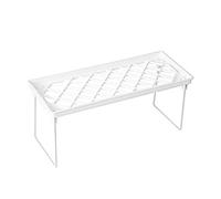 Acouto Estante Apilable para Encimera, Armario, Armario, Multifunción, Conciso, Estante de Almacenamiento para Cocina, de Almacenamiento, Pequeño de para Despensa de Baño con Organización Fuerte (S)